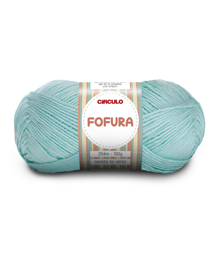 LANA FOFURA CIRCULO 550 VERDE CANDY